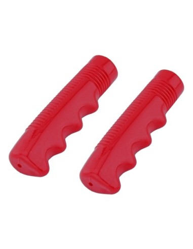 Lowrider Grips 7/8 long 115mm Red.